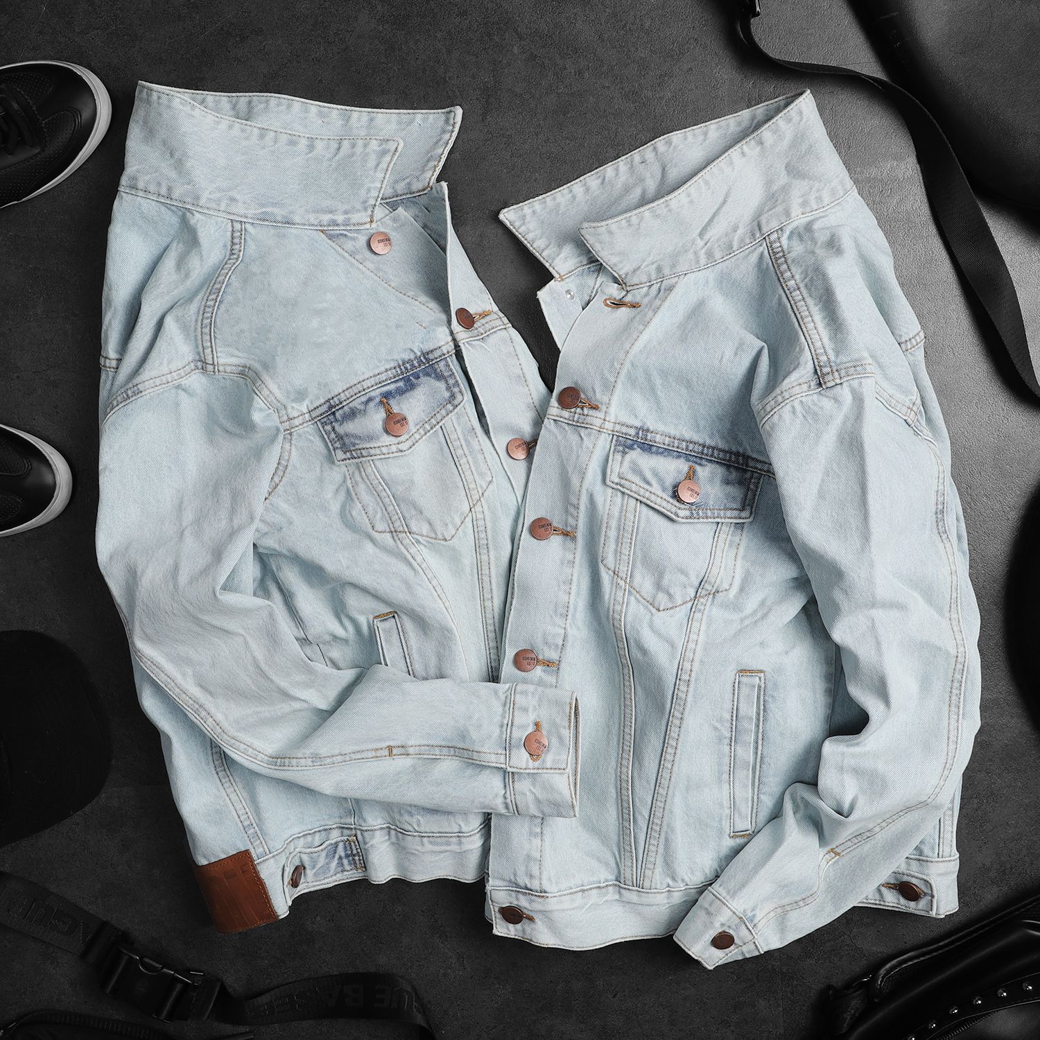 Áo khoác jean ICON DENIM wash
