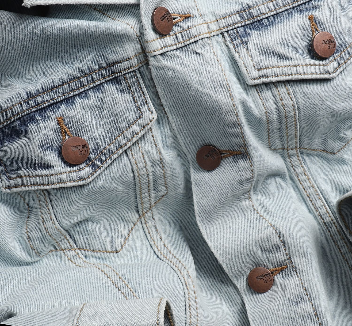 Áo khoác jean ICON DENIM wash