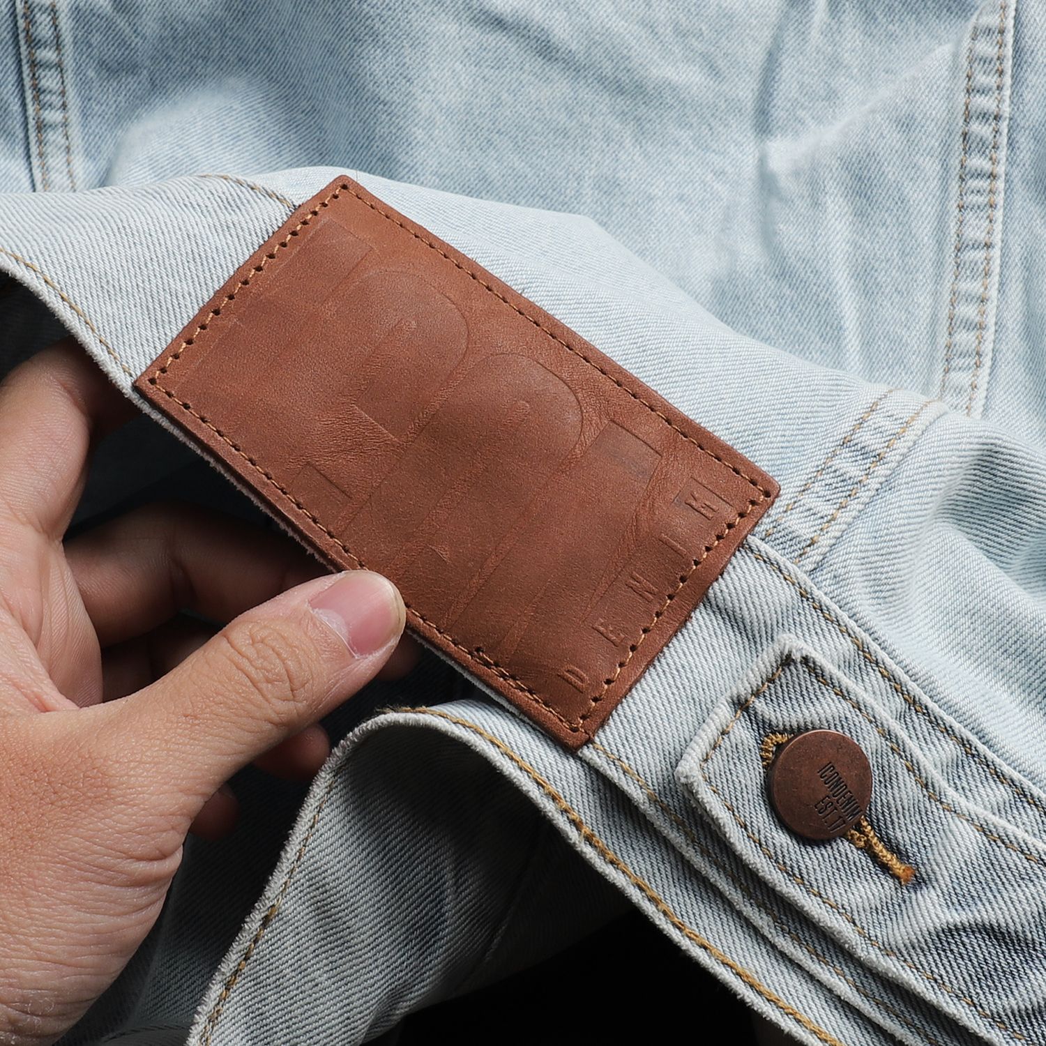 Áo khoác jean ICON DENIM wash