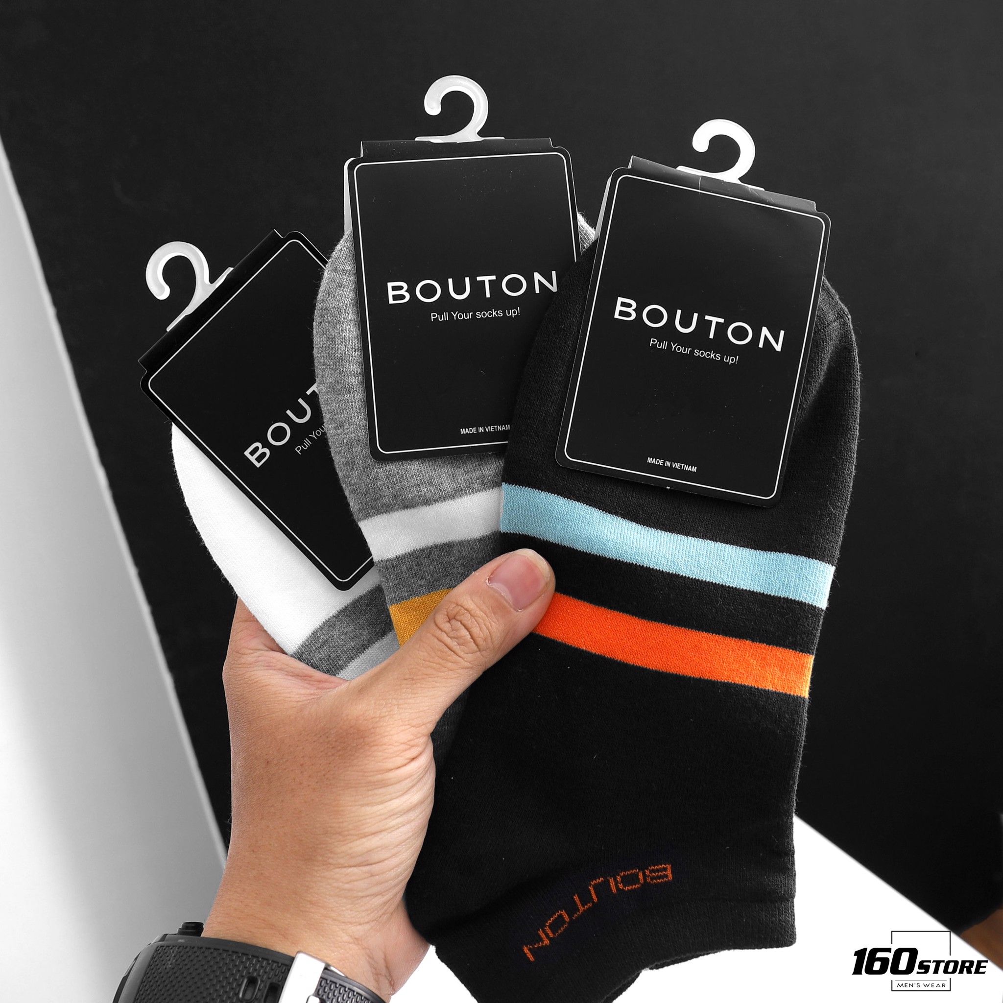 Vớ ngắn BOUTON Striped