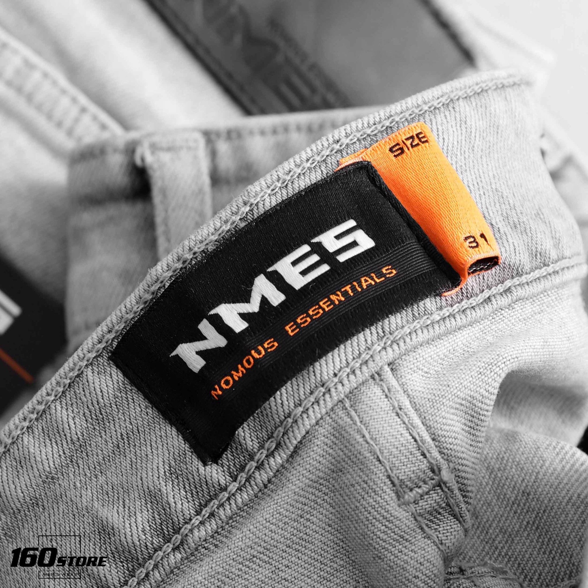 Quần jeans NOMOUS ESSENTIALS light grey super skinny