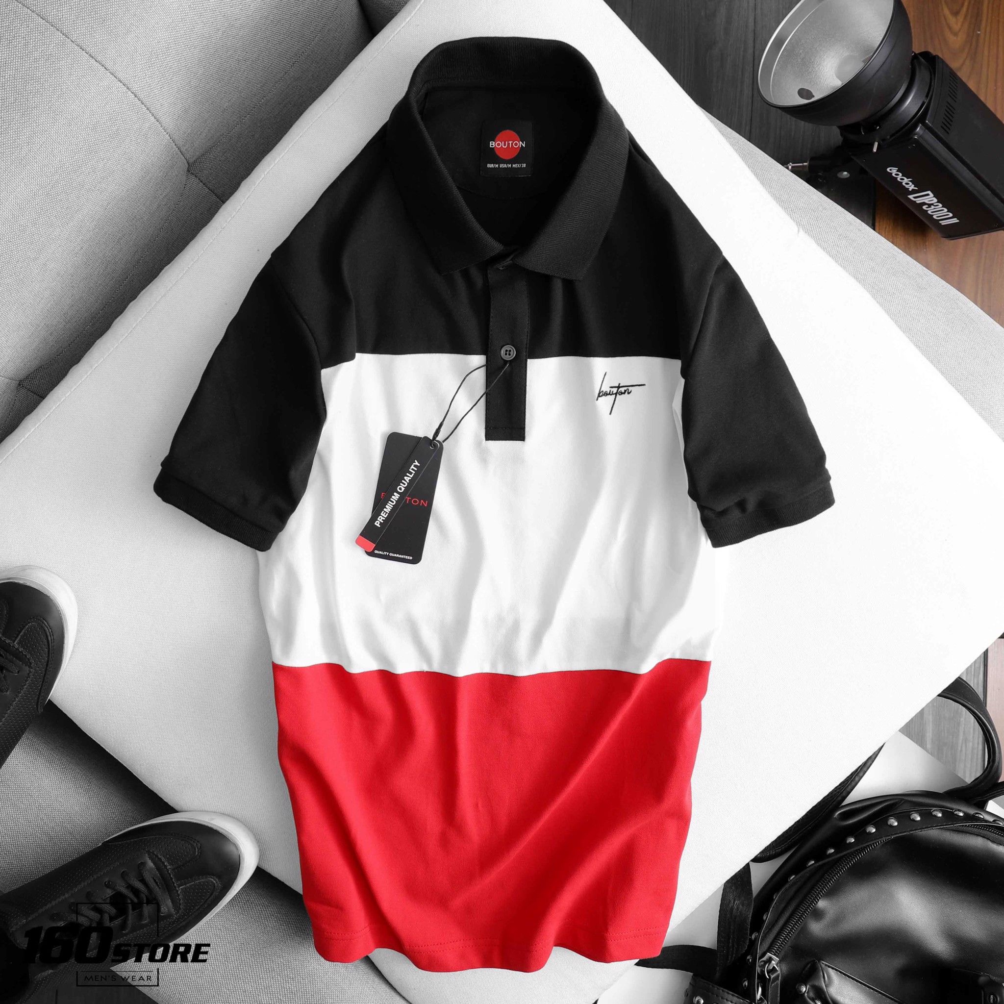 Áo polo BOUTON Colorblock