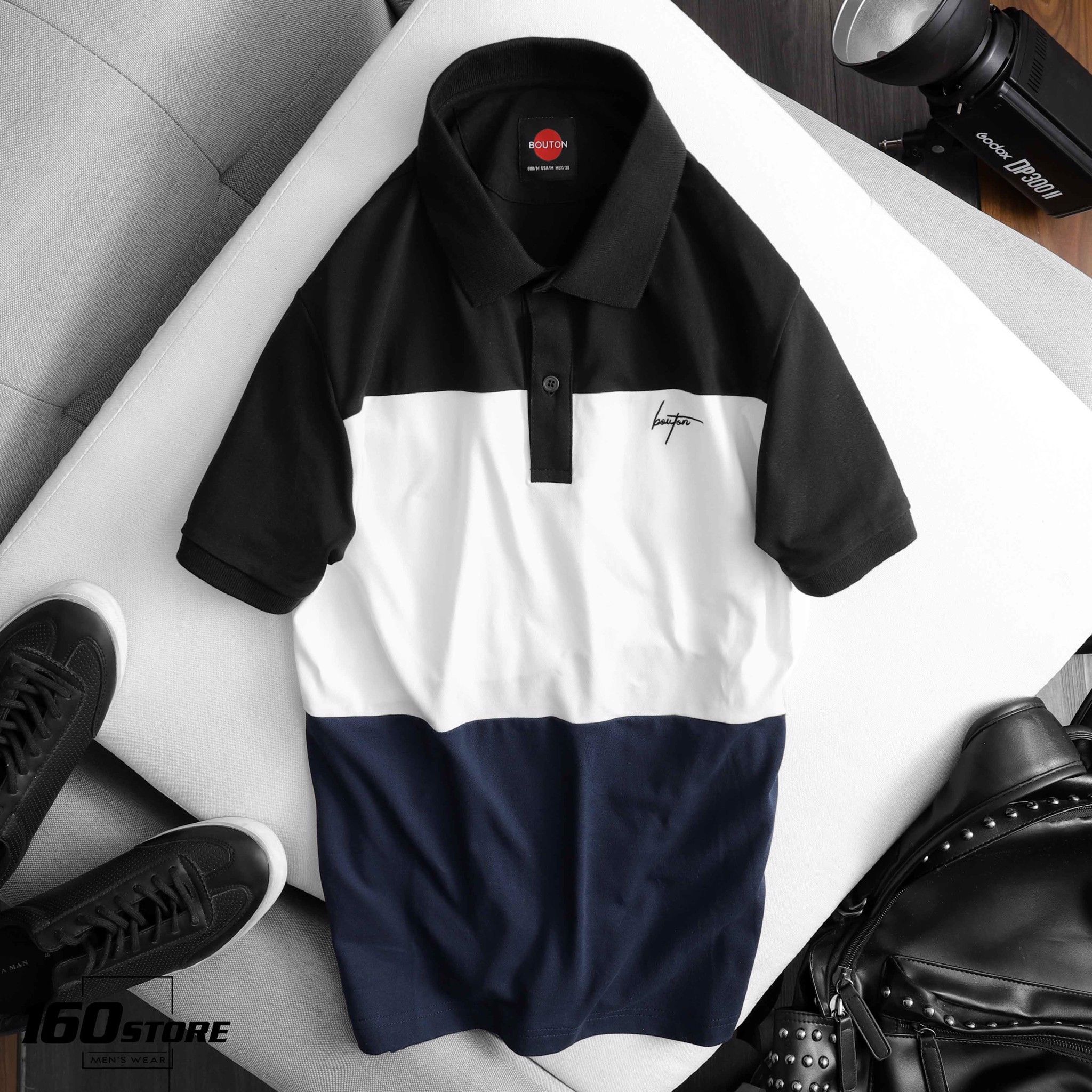 Áo polo BOUTON Colorblock