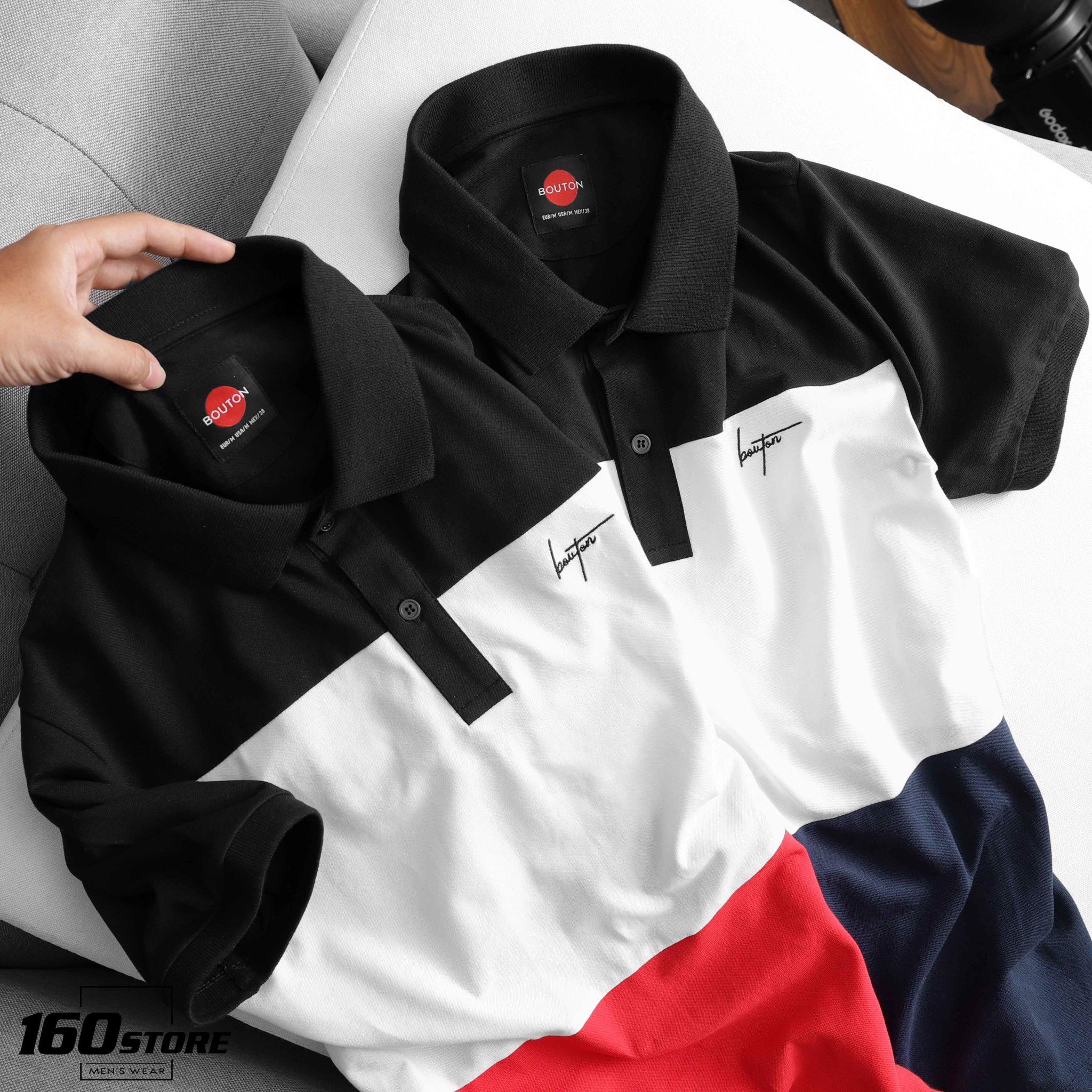 Áo polo BOUTON Colorblock