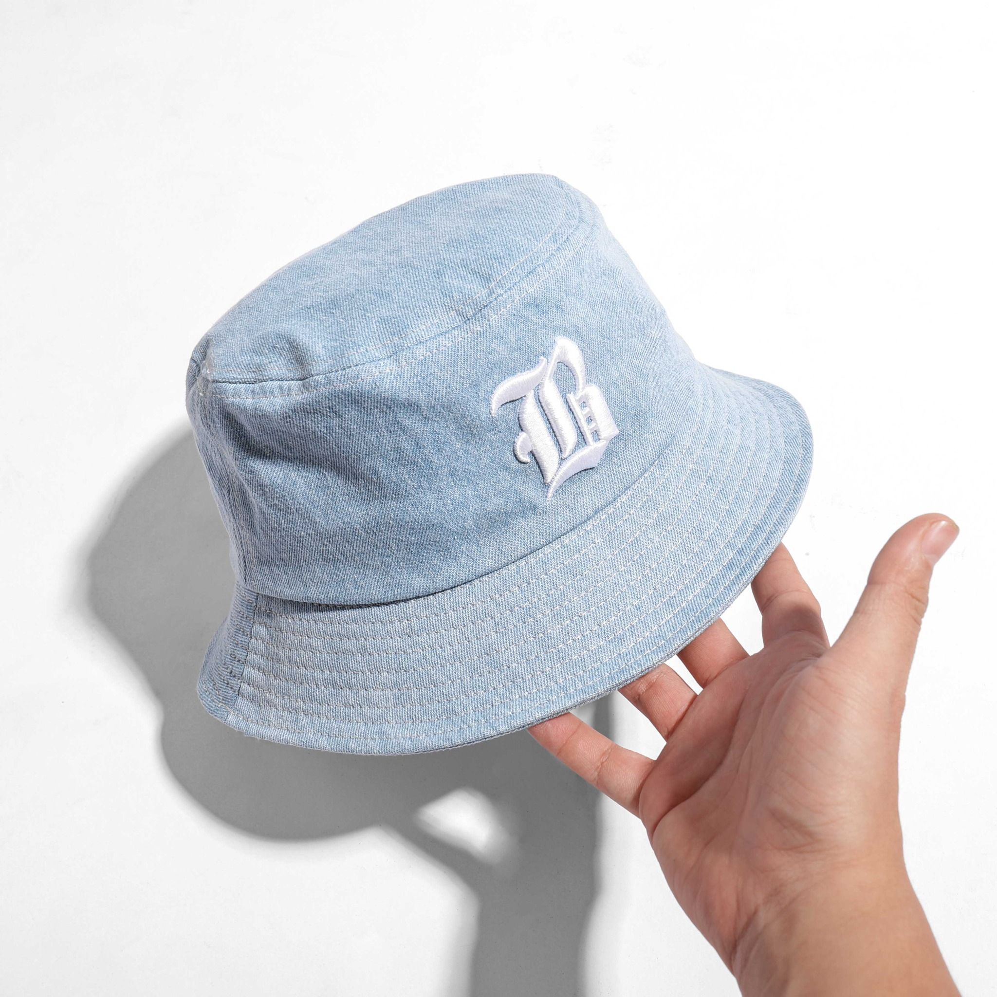 Nón Bucket BOUTON Denim Embroidery