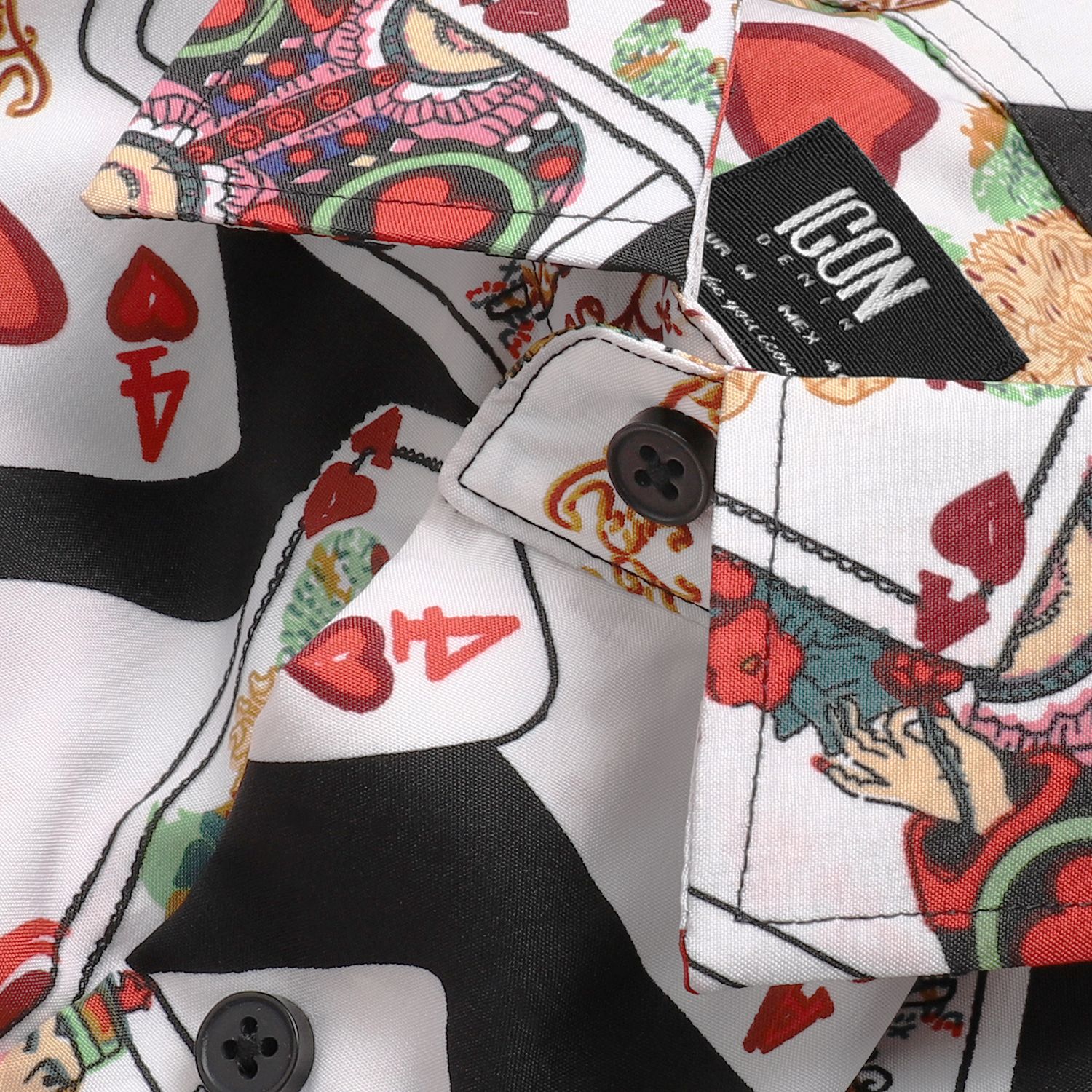 Áo sơmi ICON DENIM họa tiết ss19