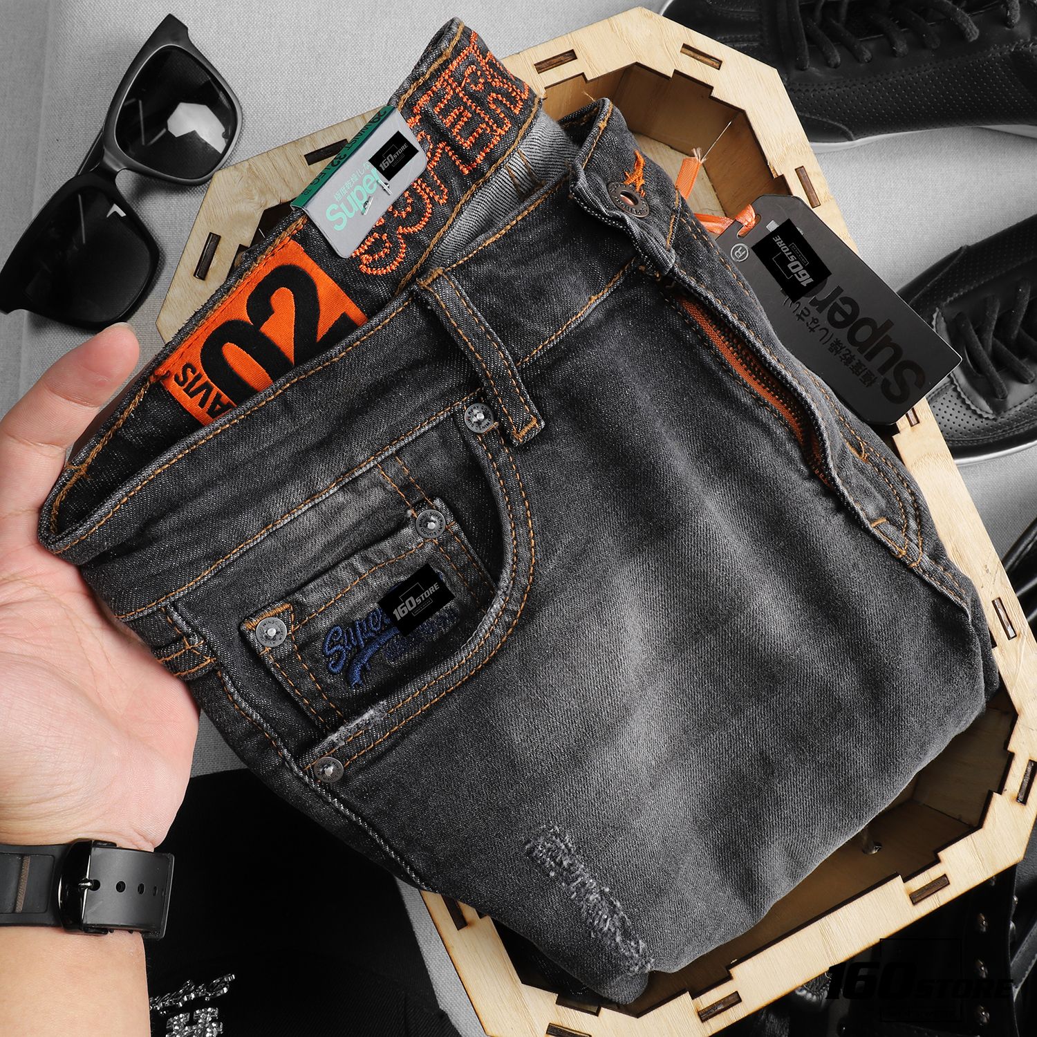 QUẦN JEAN S.DRY RIPPED