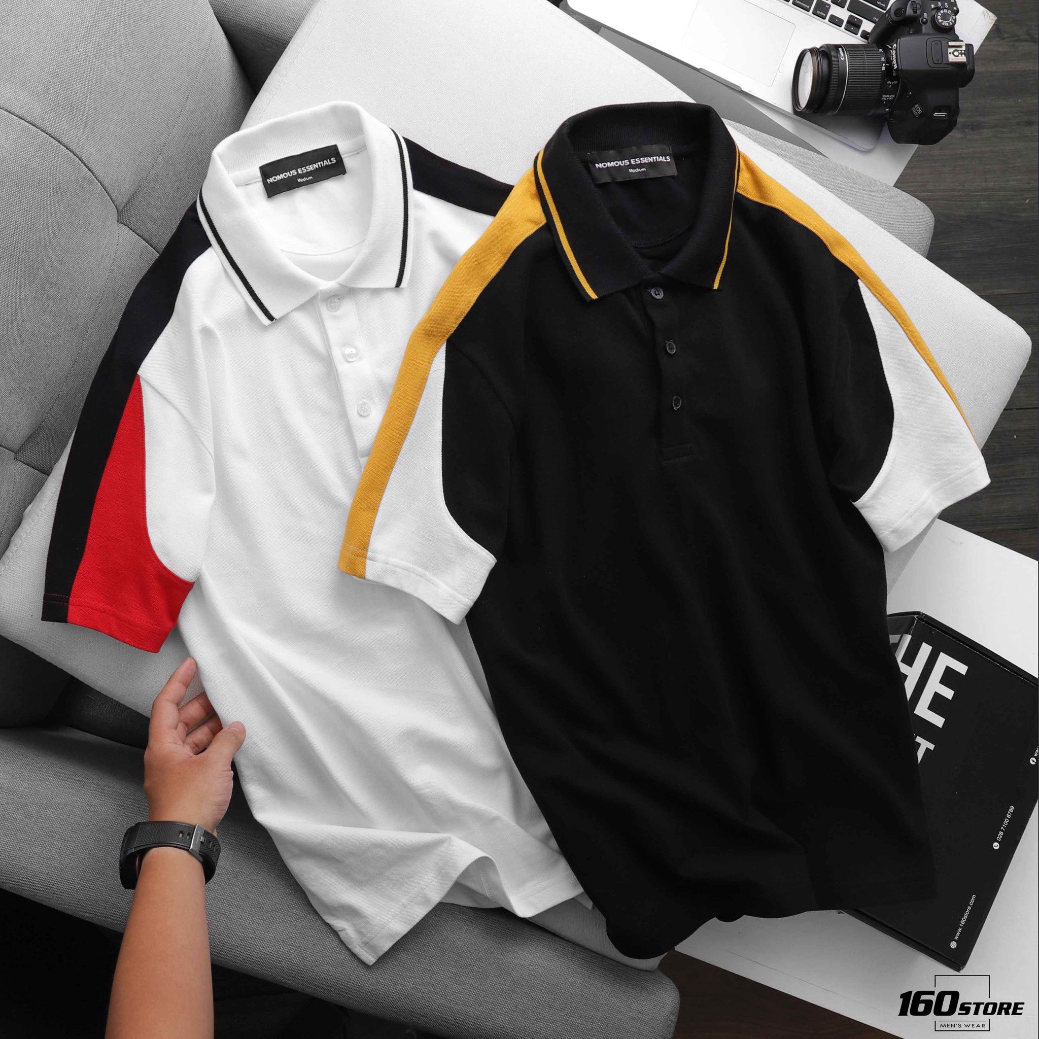 Áo polo NOMOUS ESSENTIALS raglan