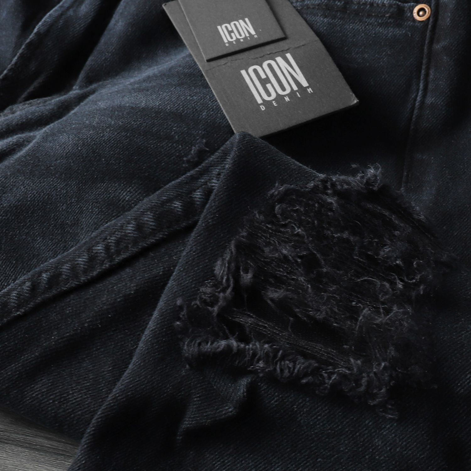 Quần Jean Icon Denim Black Skinny