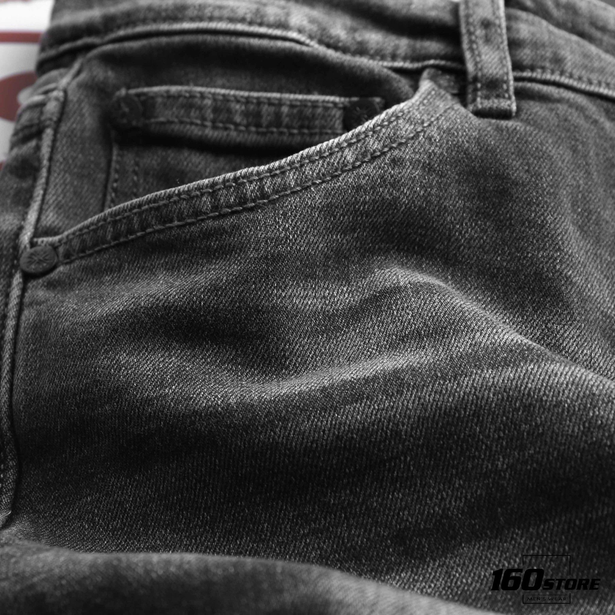 Quần jeans BOUTON Dark Gray skinny