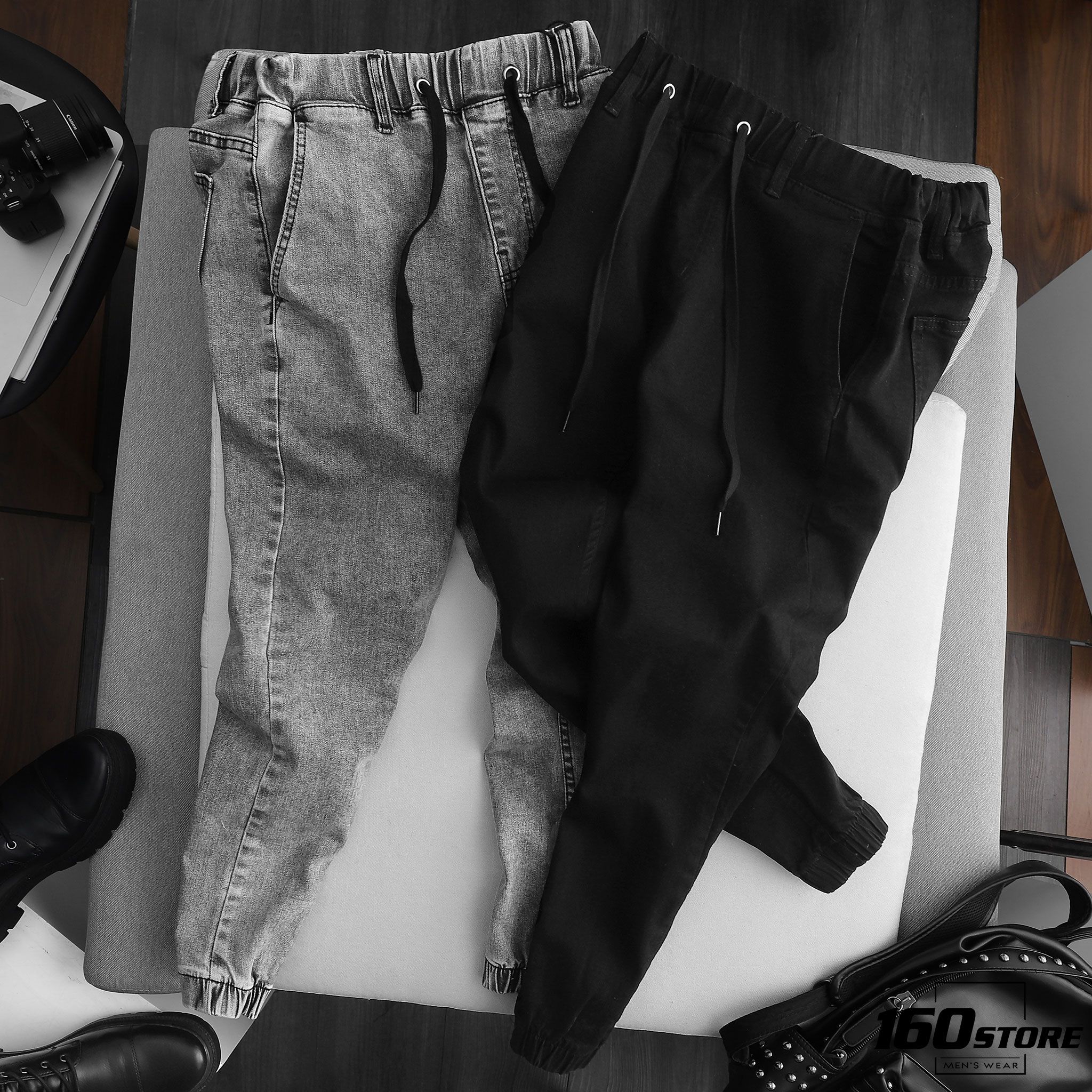 Quần jogger NOMOUS ESSENTIALS denim