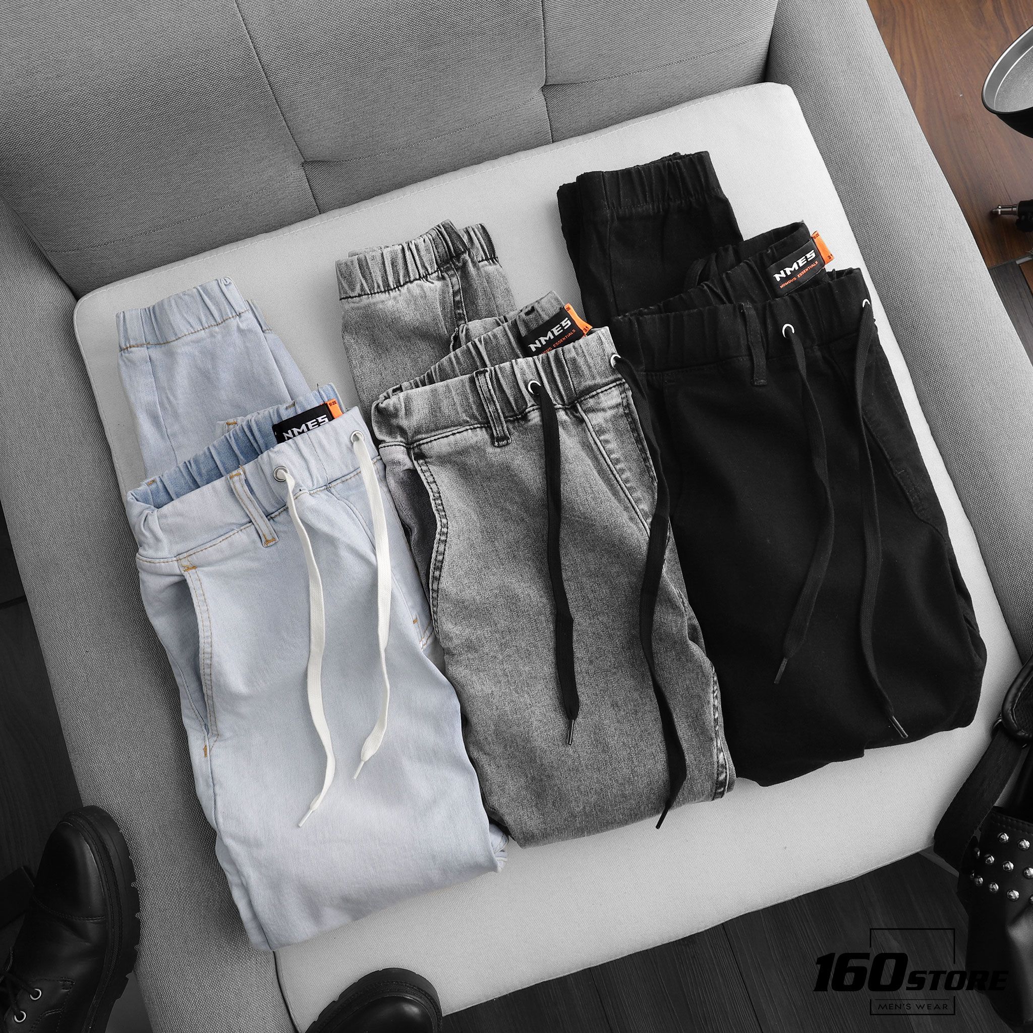 Quần jogger NOMOUS ESSENTIALS denim