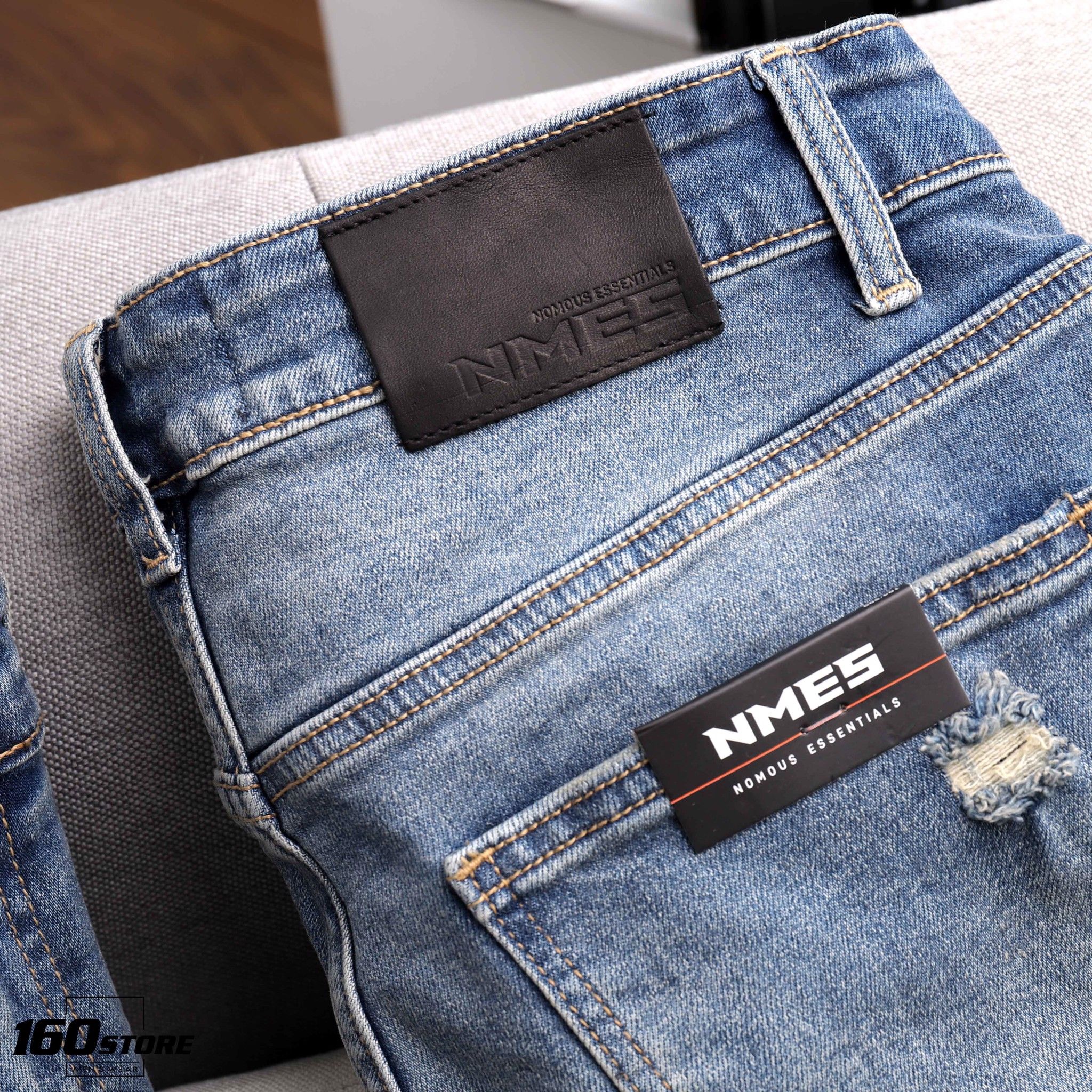 Quần jeans NOMOUS ESSENTIALS ripped skinny
