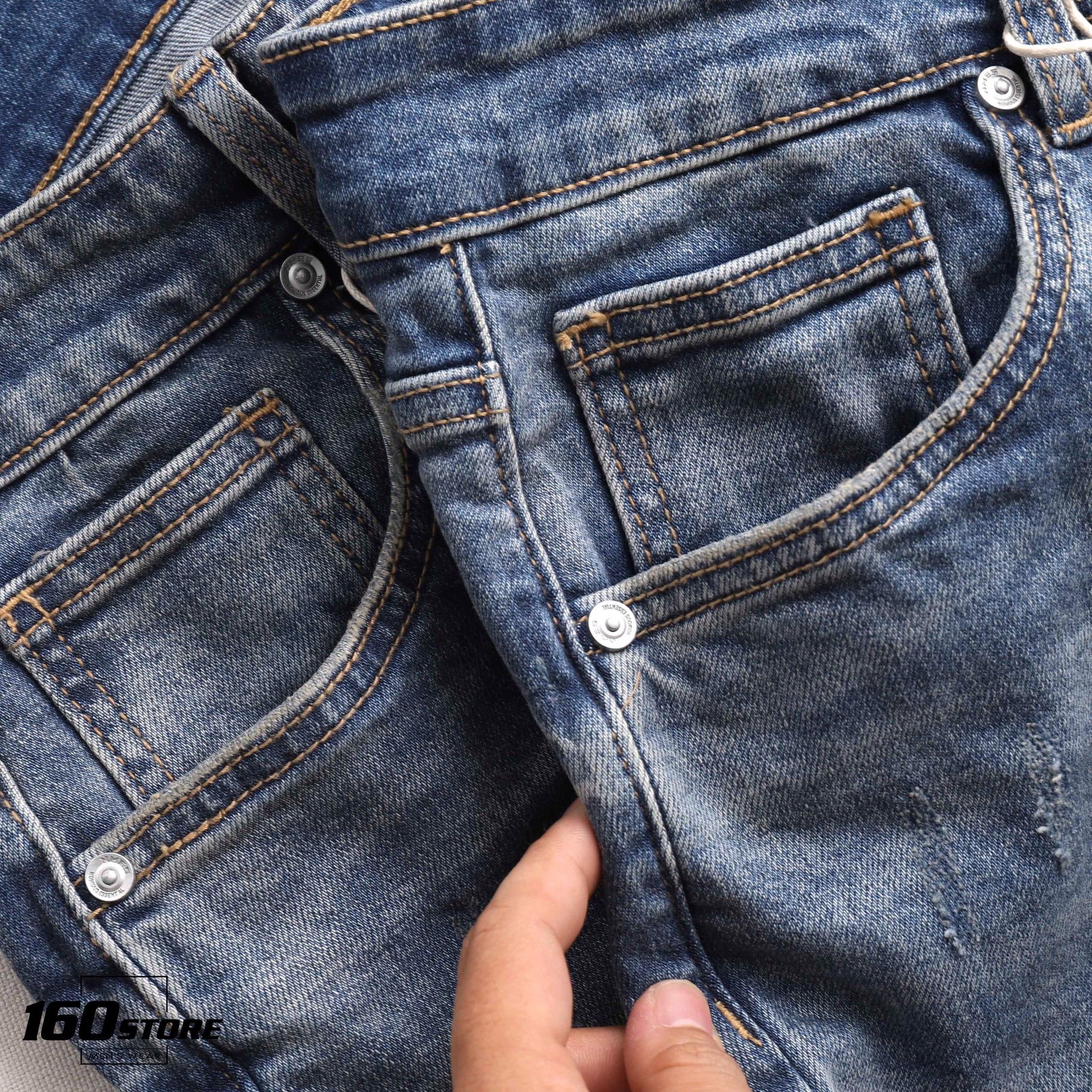 Quần jeans NOMOUS ESSENTIALS ripped skinny