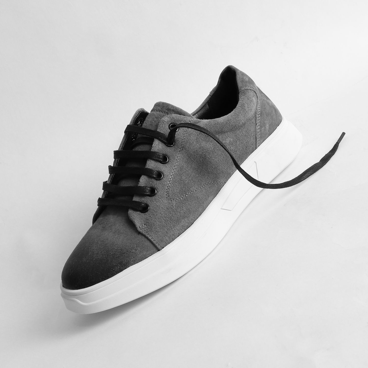 Giày ICON DENIM Gray da lộn
