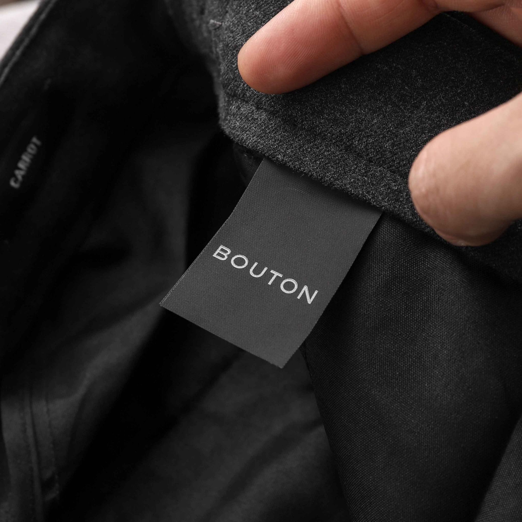 Quần tây BOUTON dark grey carrot