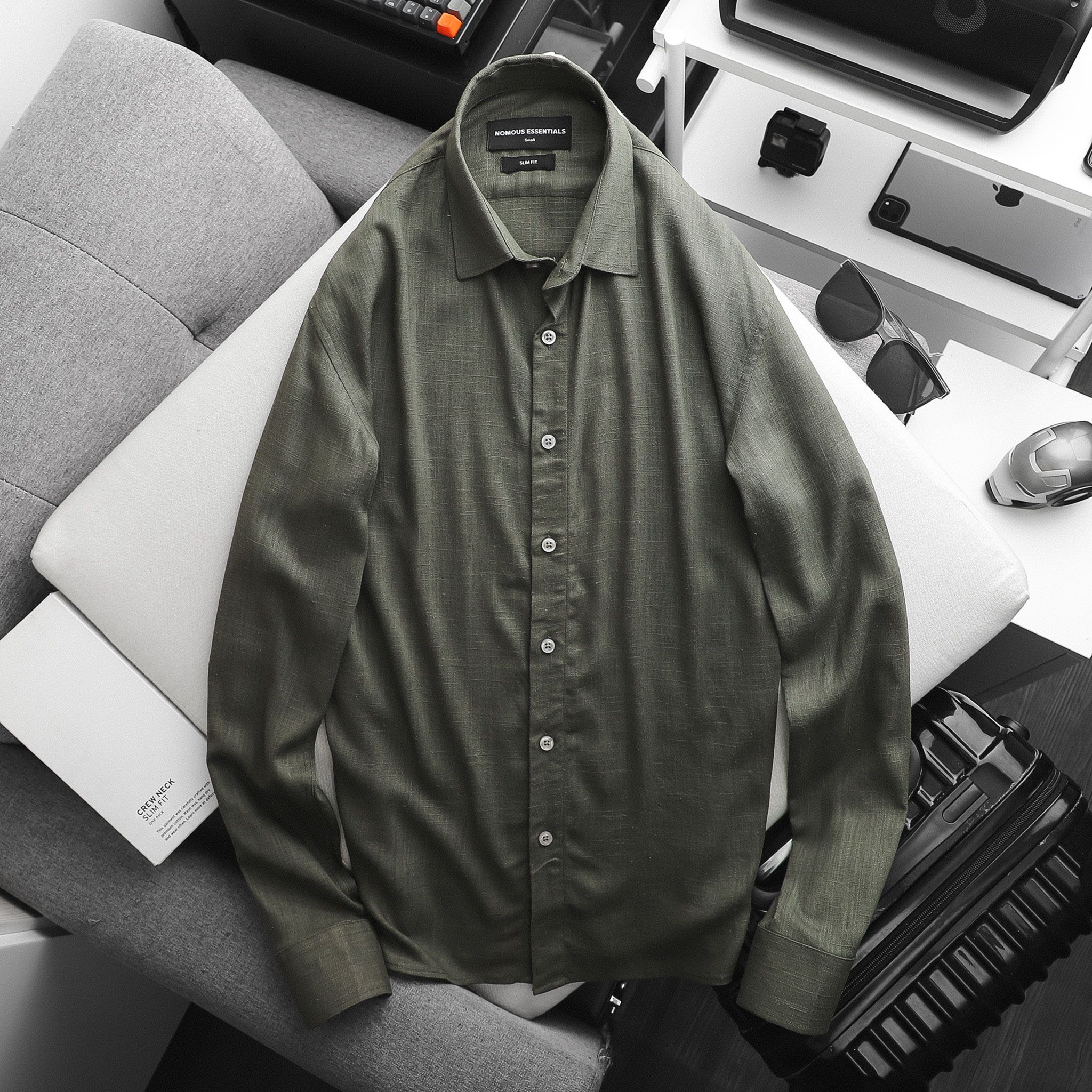 Áo sơmi NOMOUS ESSENTIALS linen ss21