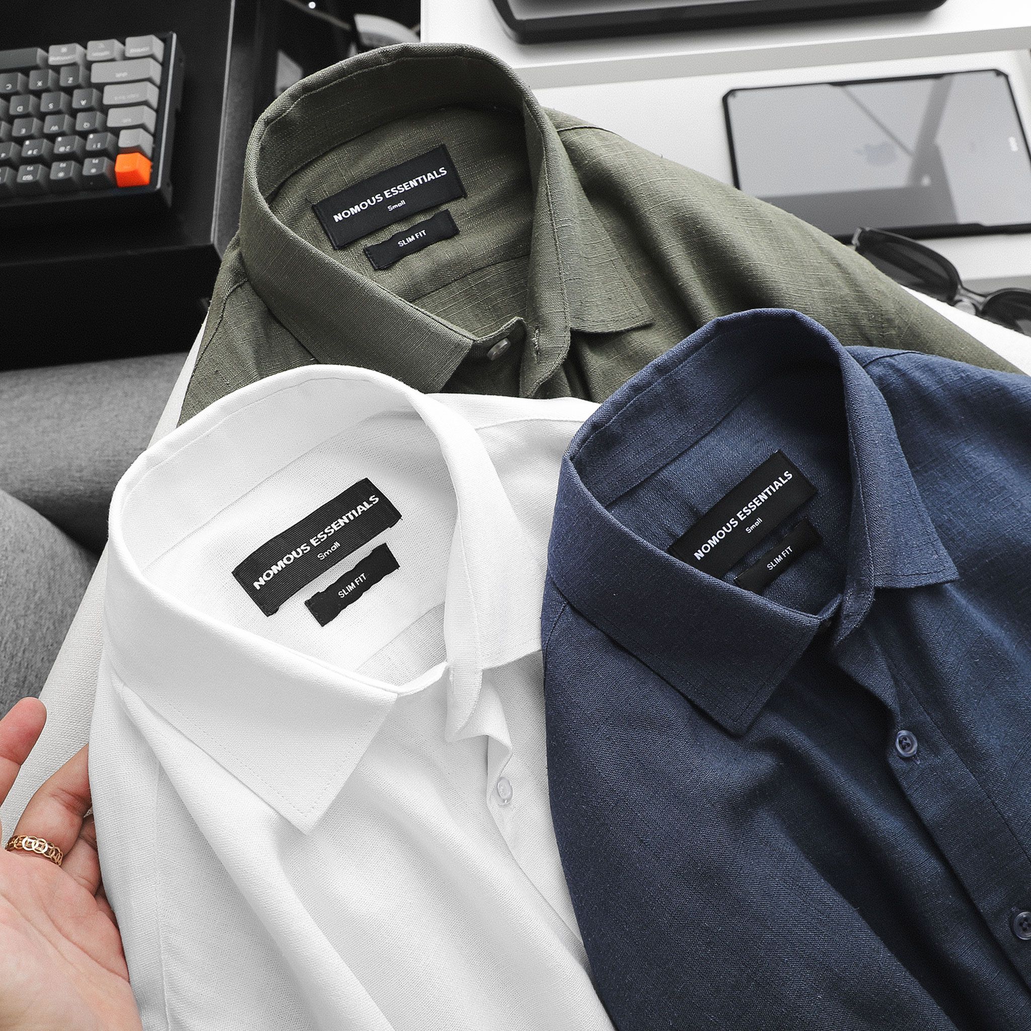 Áo sơmi NOMOUS ESSENTIALS linen ss21