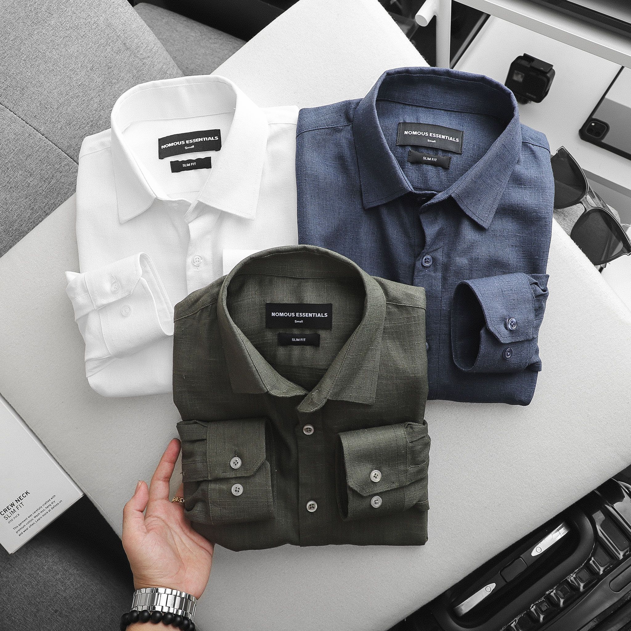 Áo sơmi NOMOUS ESSENTIALS linen ss21