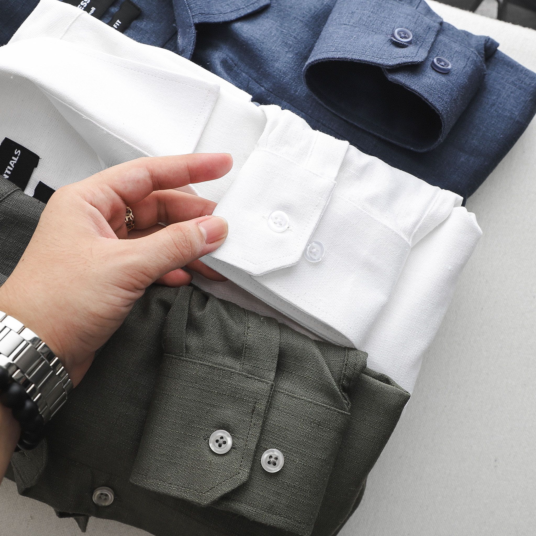 Áo sơmi NOMOUS ESSENTIALS linen ss21