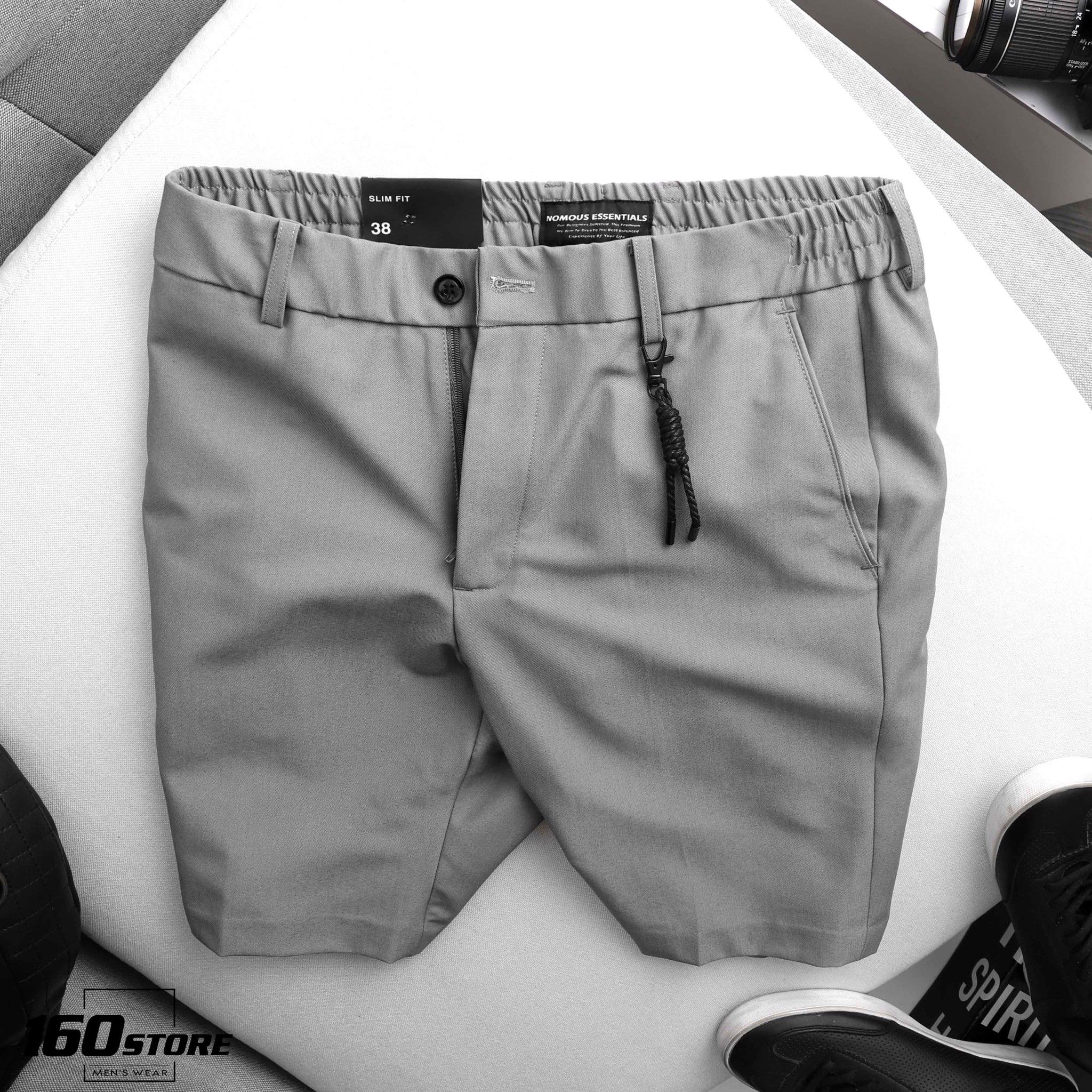 Quần short tây caro NOMOUS ESSENTIALS slim