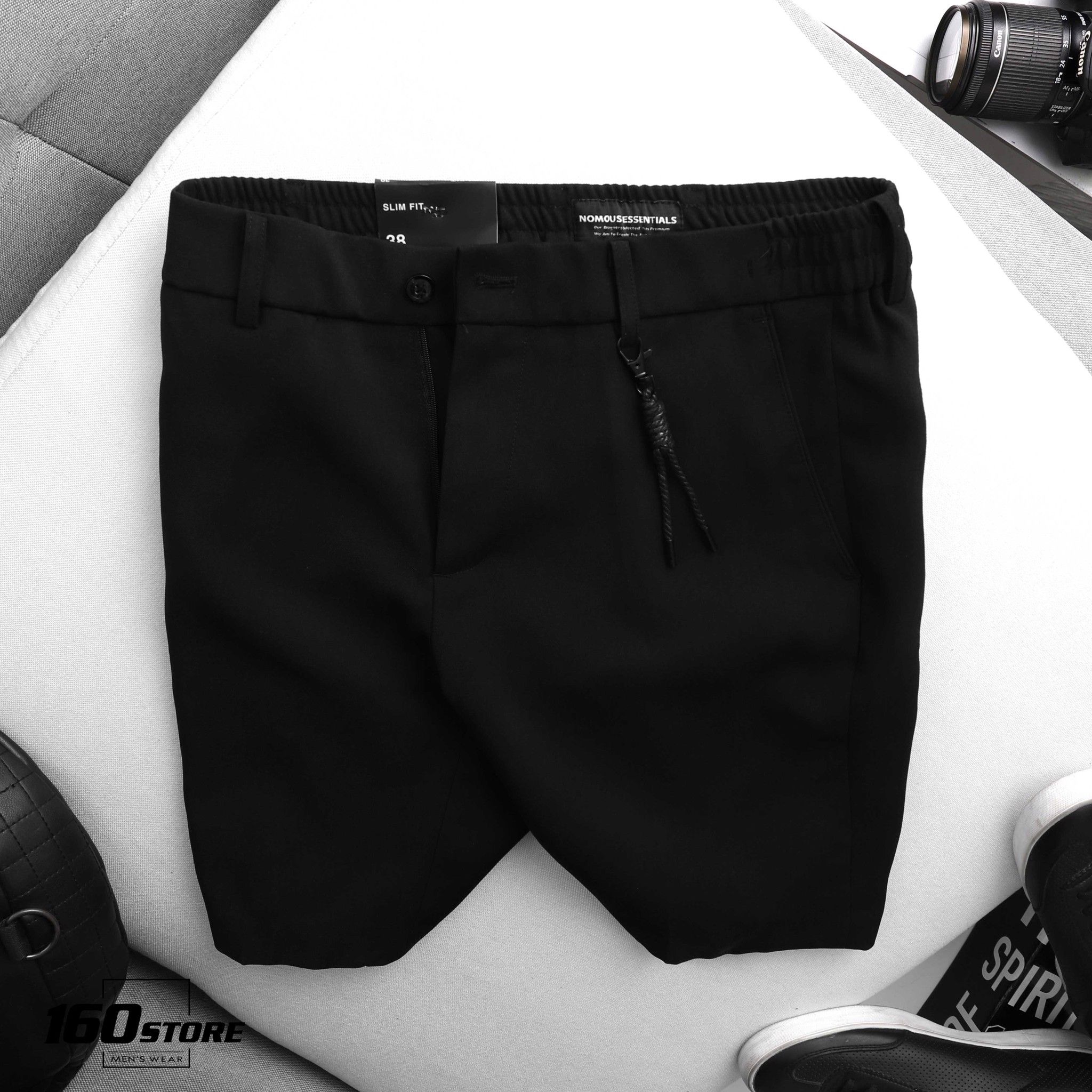 Quần short tây caro NOMOUS ESSENTIALS slim