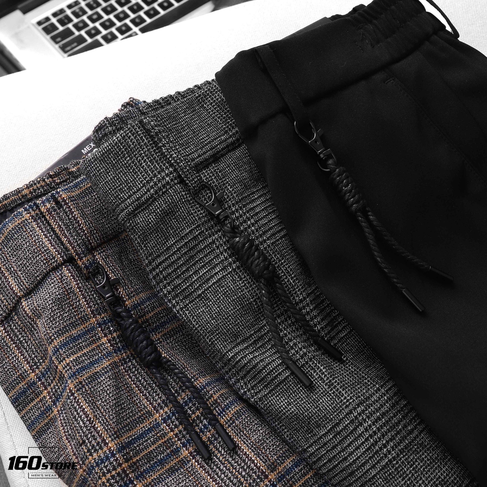Quần short tây caro NOMOUS ESSENTIALS slim