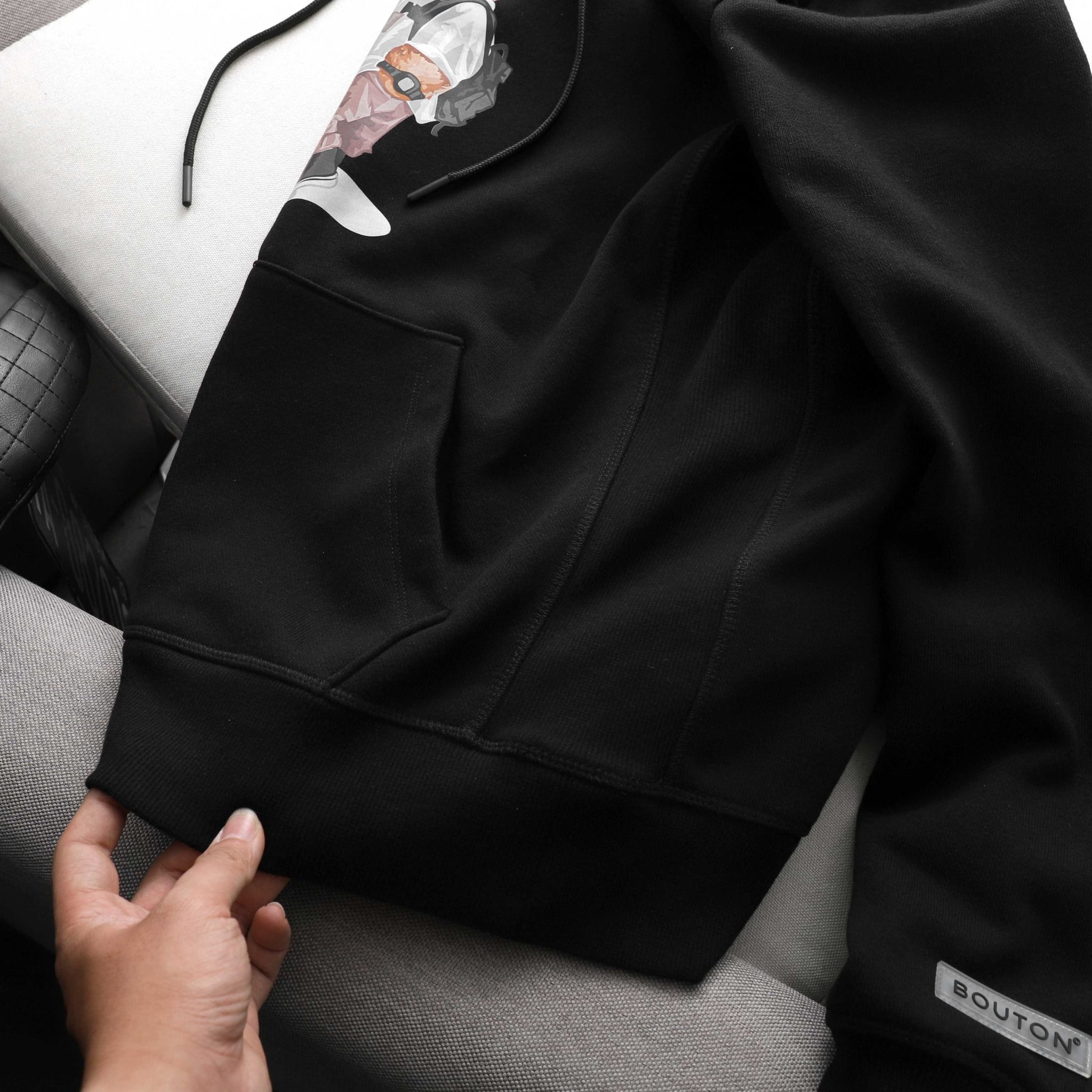 Áo Hoodie BOUTON TEDDY