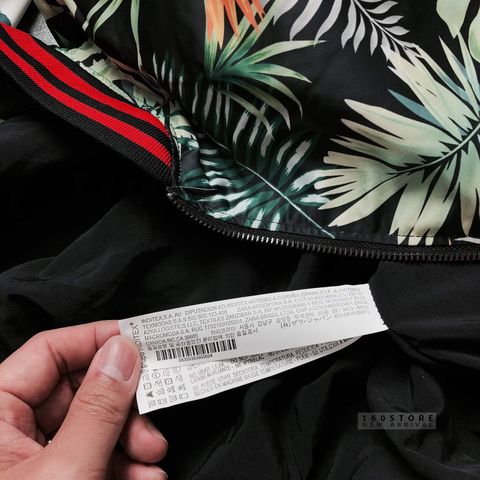 ZRA Floral Print Bomber Jacket