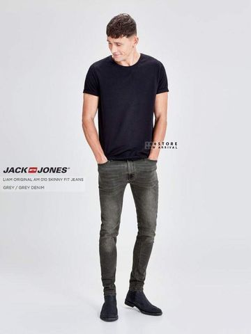 J.&.J Liam Grey Skinny Jeans