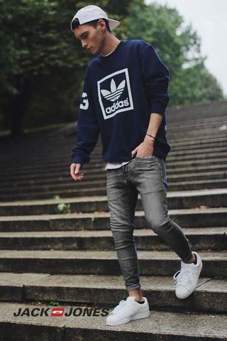 J.&.J Liam Grey Skinny Jeans