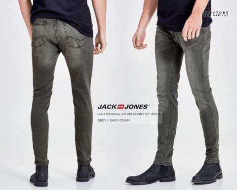 J.&.J Liam Grey Skinny Jeans