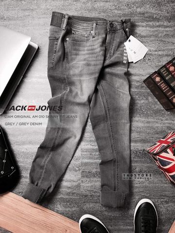J.&.J Liam Grey Skinny Jeans