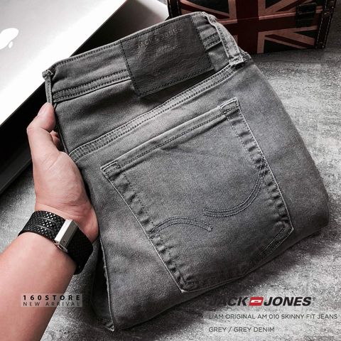 J.&.J Liam Grey Skinny Jeans