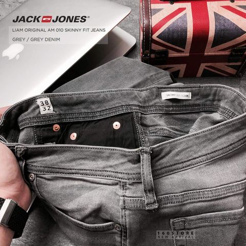J.&.J Liam Grey Skinny Jeans