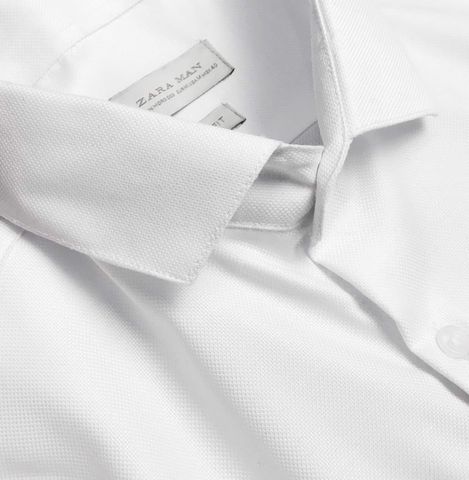 ZRA Textured Wave Shirts (cổ Pháp)
