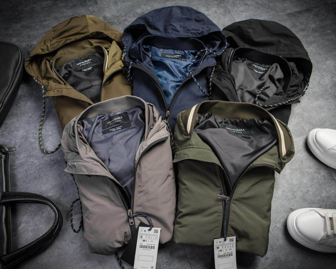 ZRA Wind Hooded Jackets