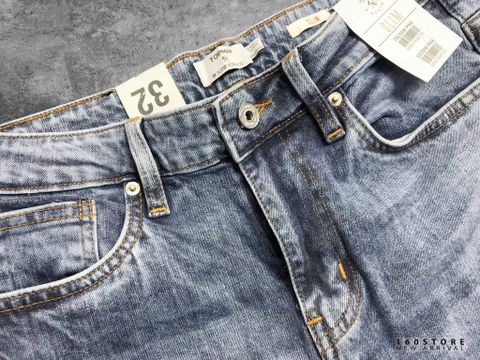 T0PMAN Blue Washed Slim Jeans