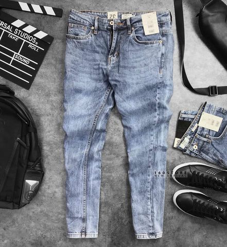 T0PMAN Blue Washed Slim Jeans