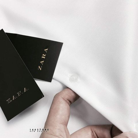 ZRA Textured Wave Shirts (cổ Đức)