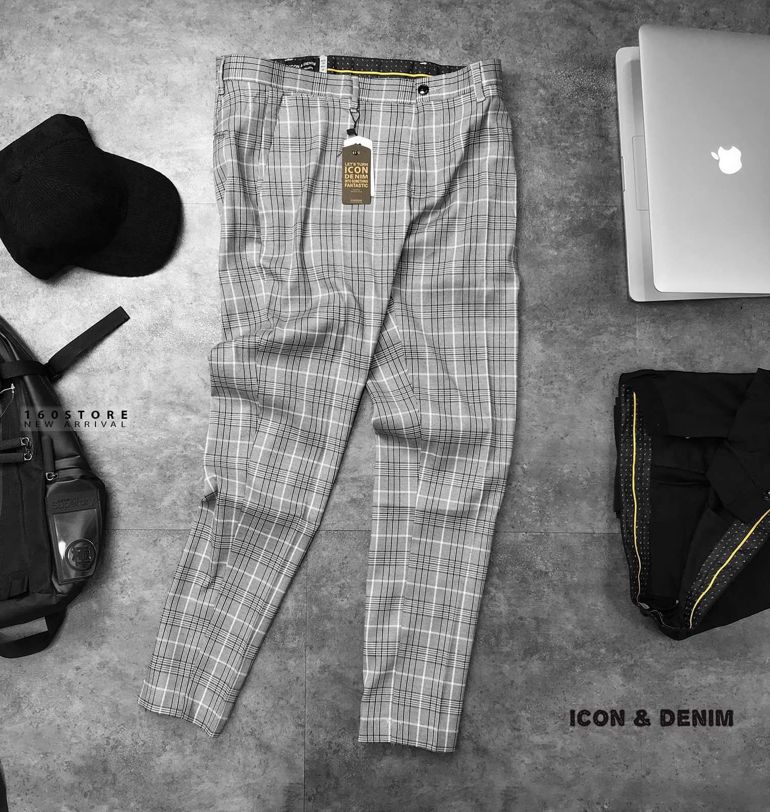 Icon & Denim Slim Fit Trousers