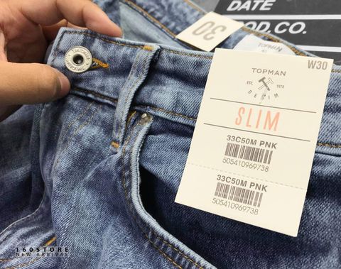 T0PMAN Blue Washed Slim Jeans