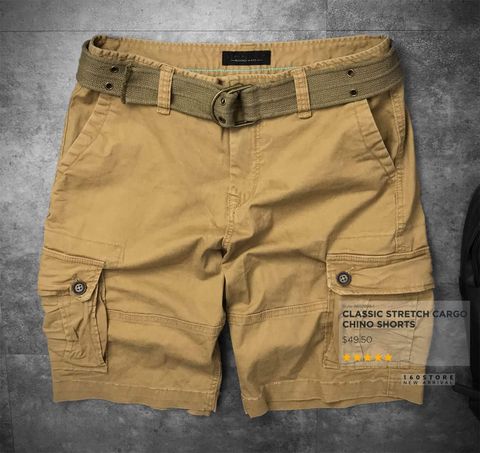 AER0P0STALE Classic Cargo Chino Shorts