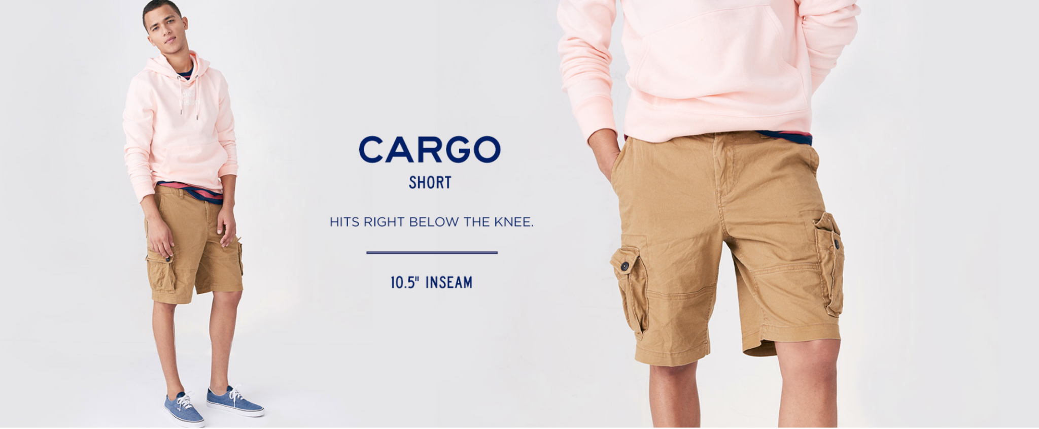 AER0P0STALE Classic Cargo Chino Shorts