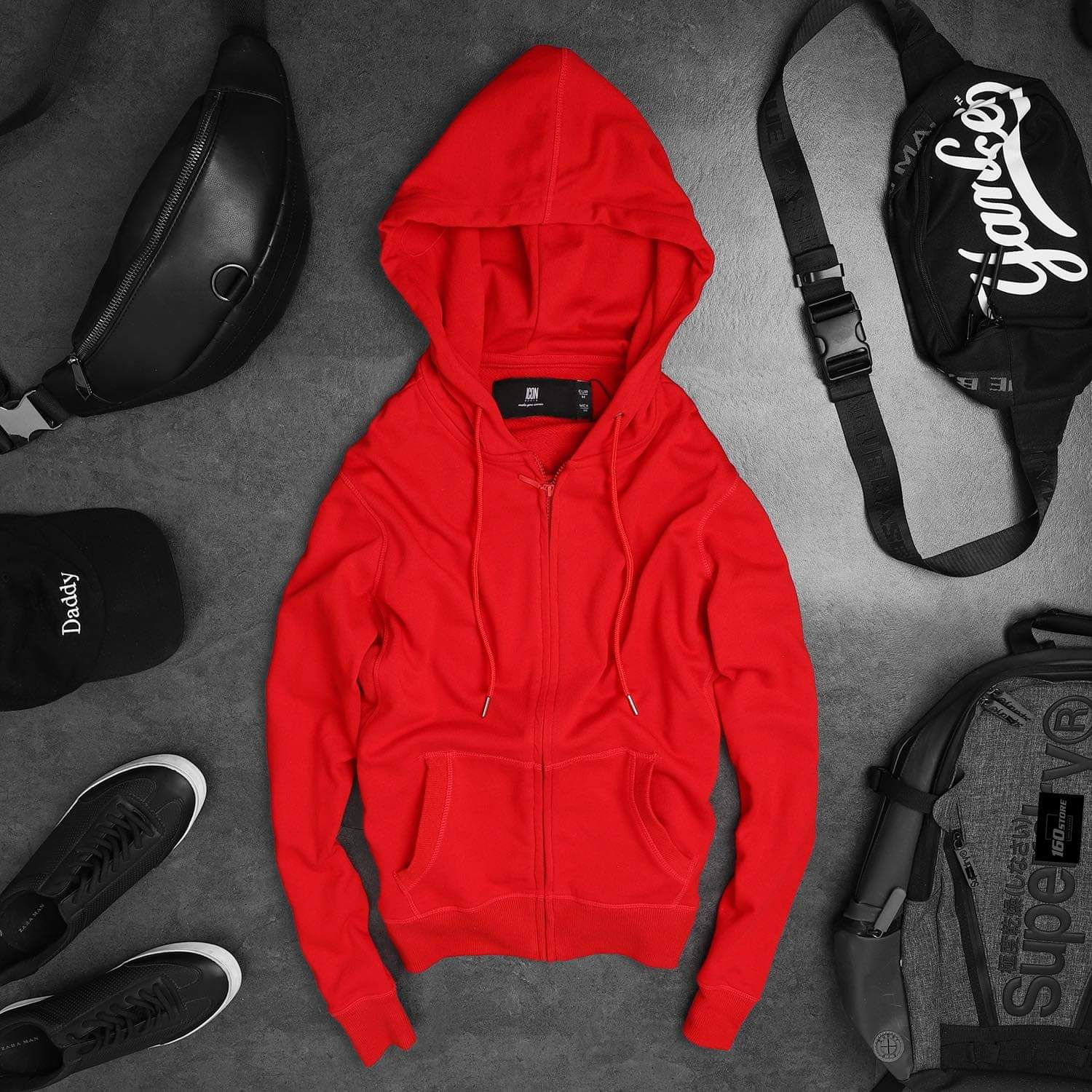 Áo khoác ICON DENIM hooded zip