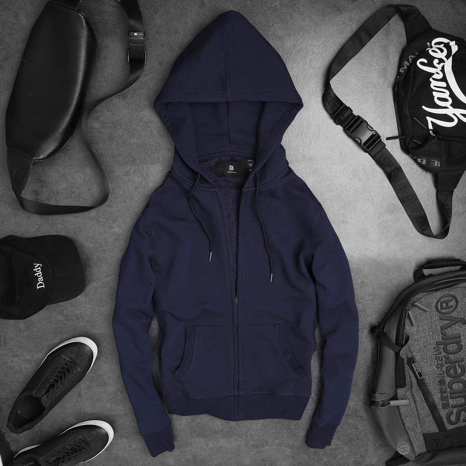 Áo khoác ICON DENIM hooded zip