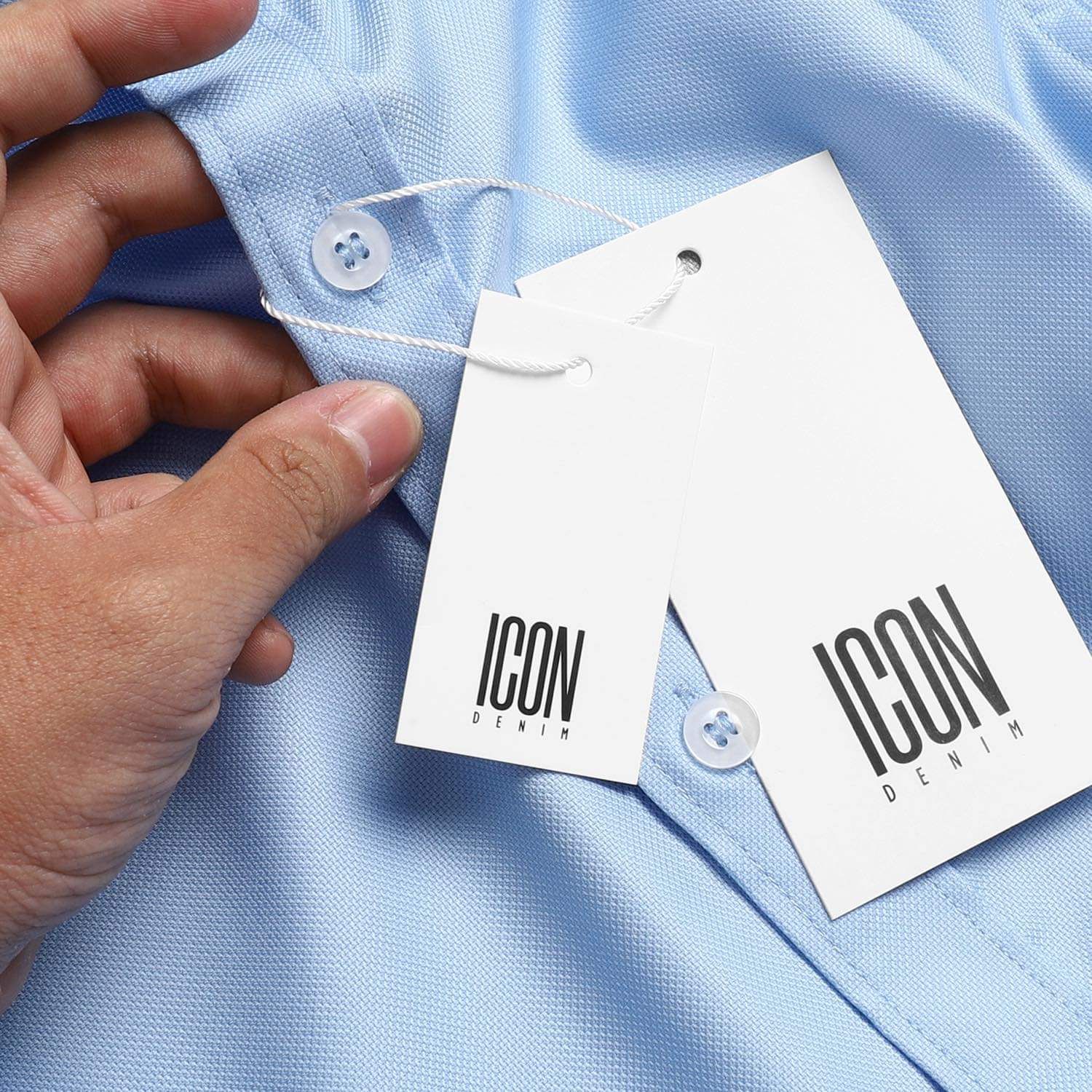 Áo sơmi ICON DENIM vân hạt