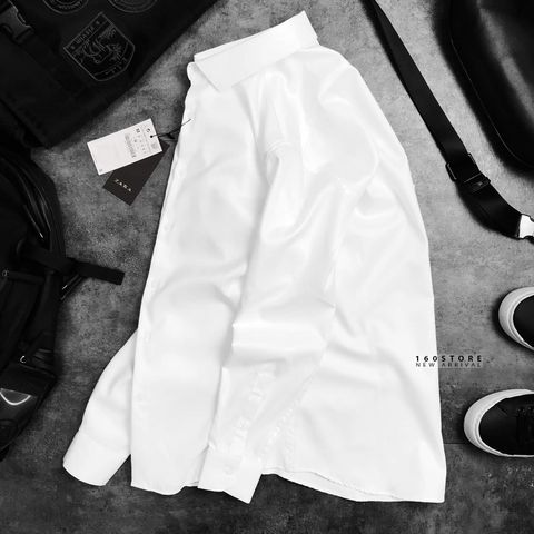 ZRA Textured Wave Shirts (cổ Pháp)