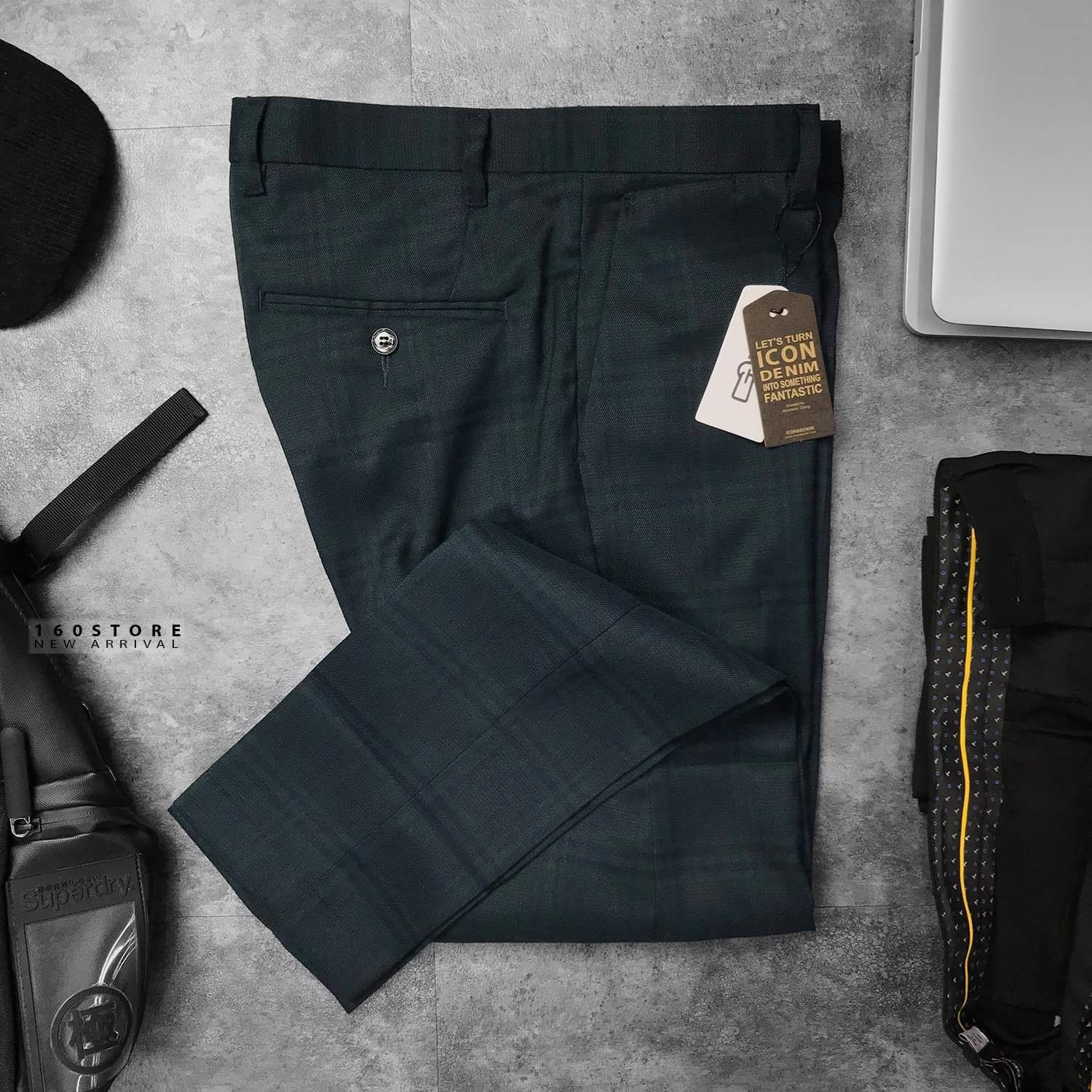 Icon & Denim Slim Fit Trousers