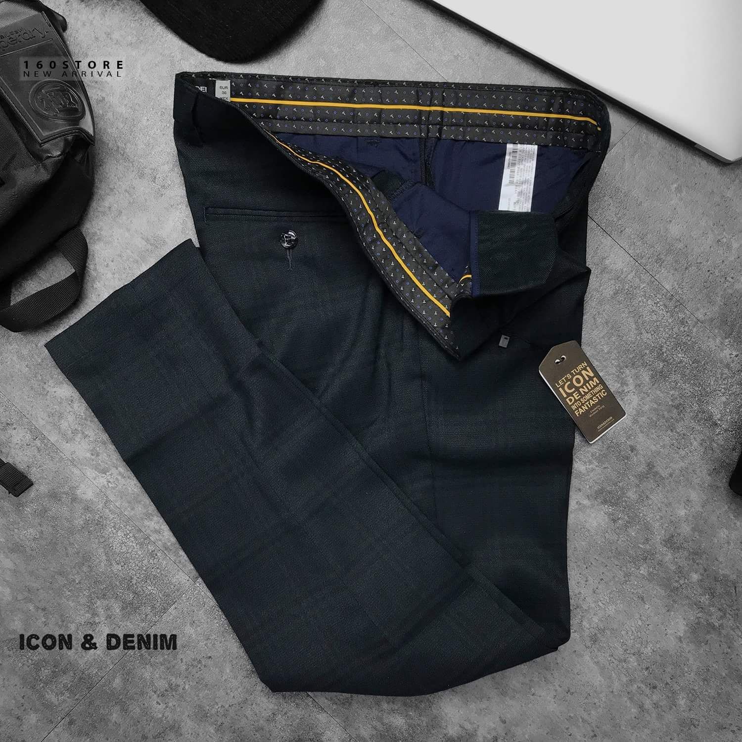 Icon & Denim Slim Fit Trousers